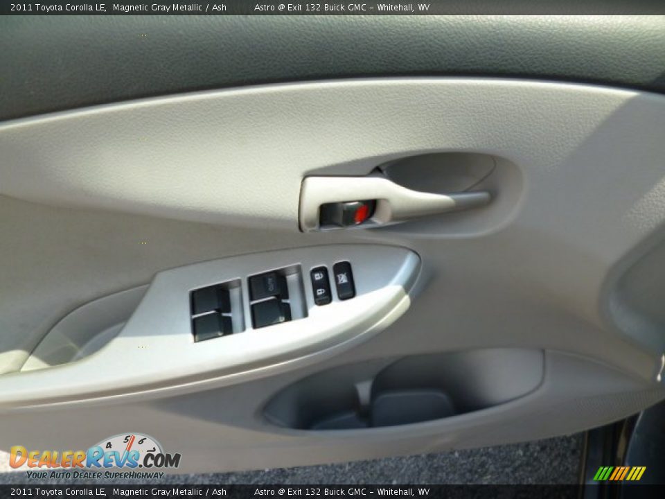 2011 Toyota Corolla LE Magnetic Gray Metallic / Ash Photo #17