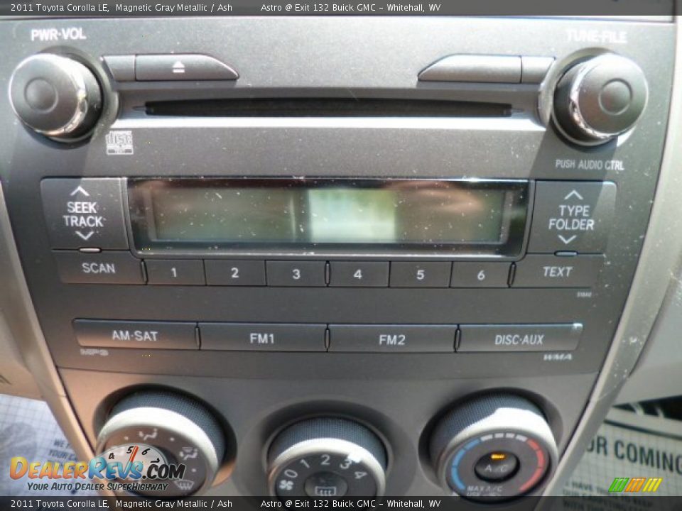 2011 Toyota Corolla LE Magnetic Gray Metallic / Ash Photo #19