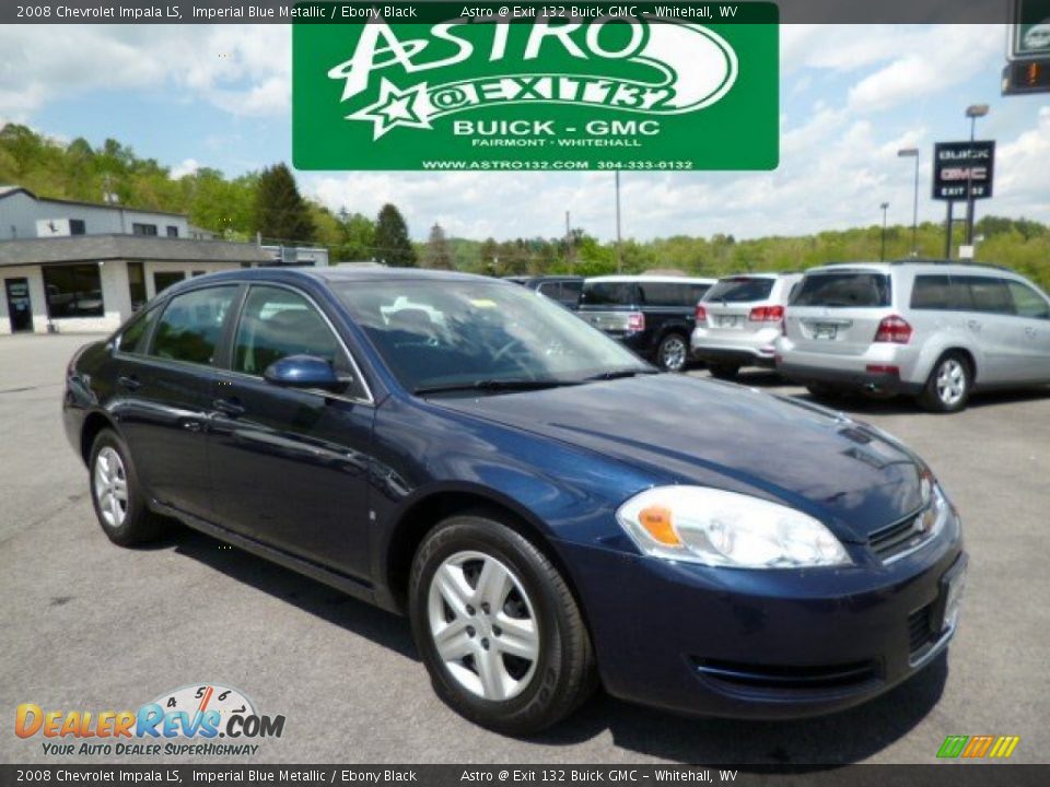 2008 Chevrolet Impala LS Imperial Blue Metallic / Ebony Black Photo #1