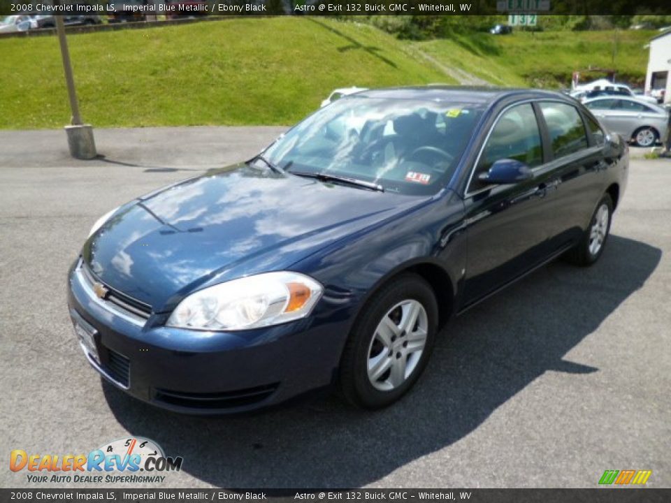 2008 Chevrolet Impala LS Imperial Blue Metallic / Ebony Black Photo #3