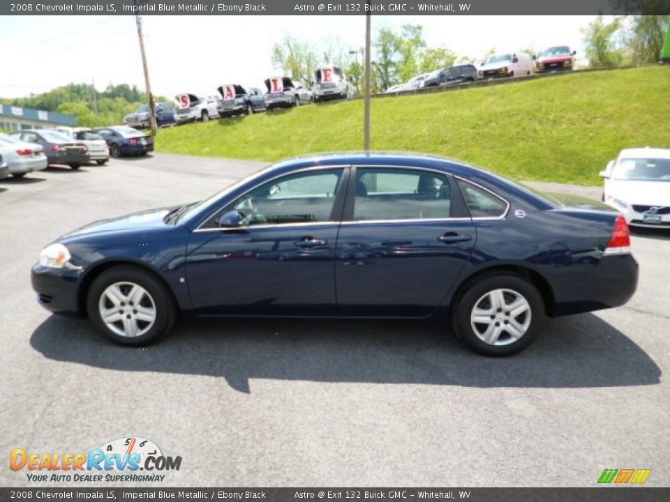 2008 Chevrolet Impala LS Imperial Blue Metallic / Ebony Black Photo #4