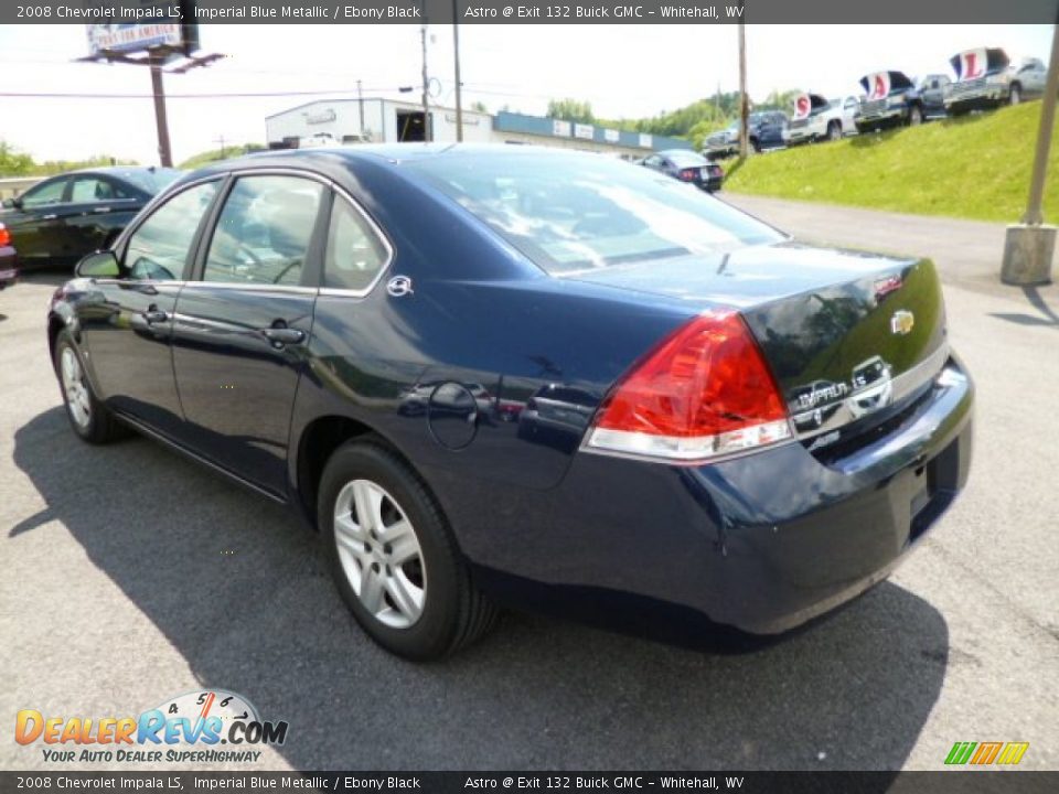 2008 Chevrolet Impala LS Imperial Blue Metallic / Ebony Black Photo #5