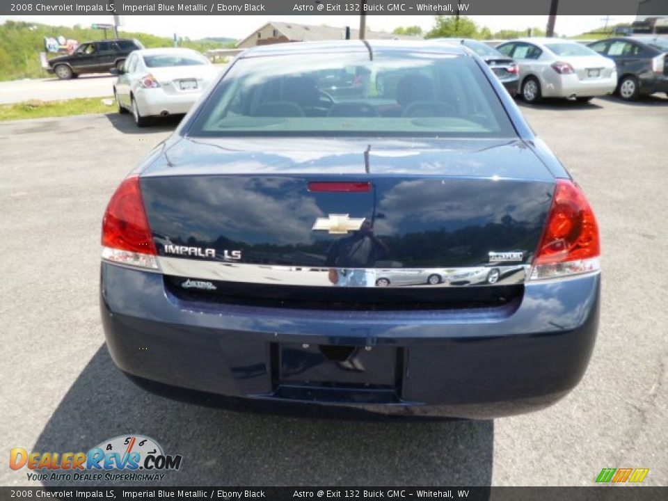 2008 Chevrolet Impala LS Imperial Blue Metallic / Ebony Black Photo #6