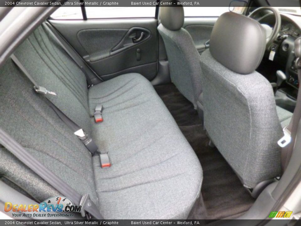 Rear Seat of 2004 Chevrolet Cavalier Sedan Photo #12