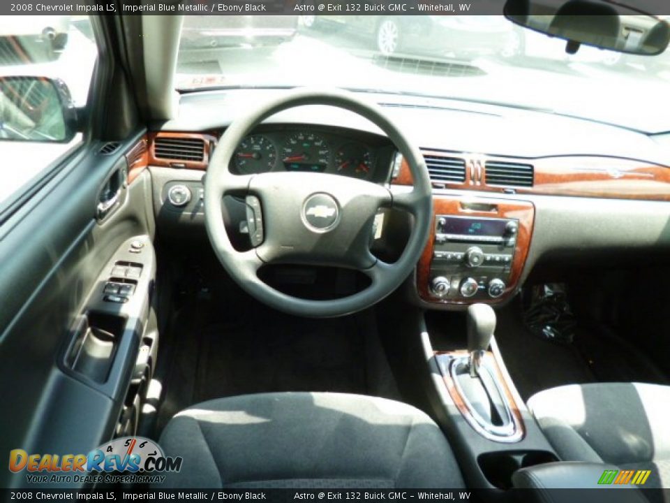 2008 Chevrolet Impala LS Imperial Blue Metallic / Ebony Black Photo #13