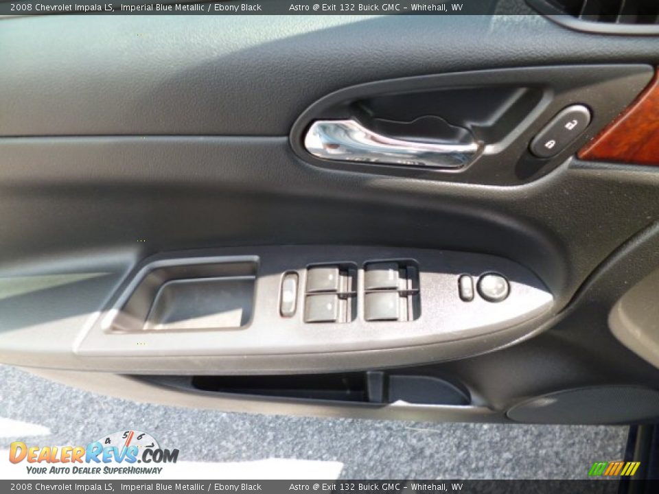 2008 Chevrolet Impala LS Imperial Blue Metallic / Ebony Black Photo #16