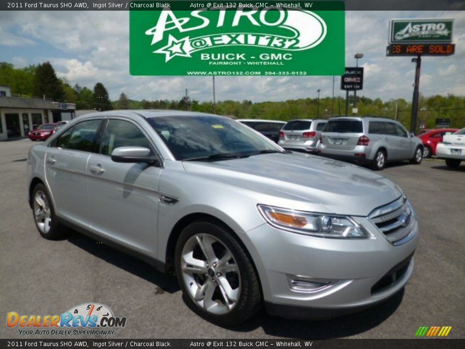 2011 Ford Taurus SHO AWD Ingot Silver / Charcoal Black Photo #1