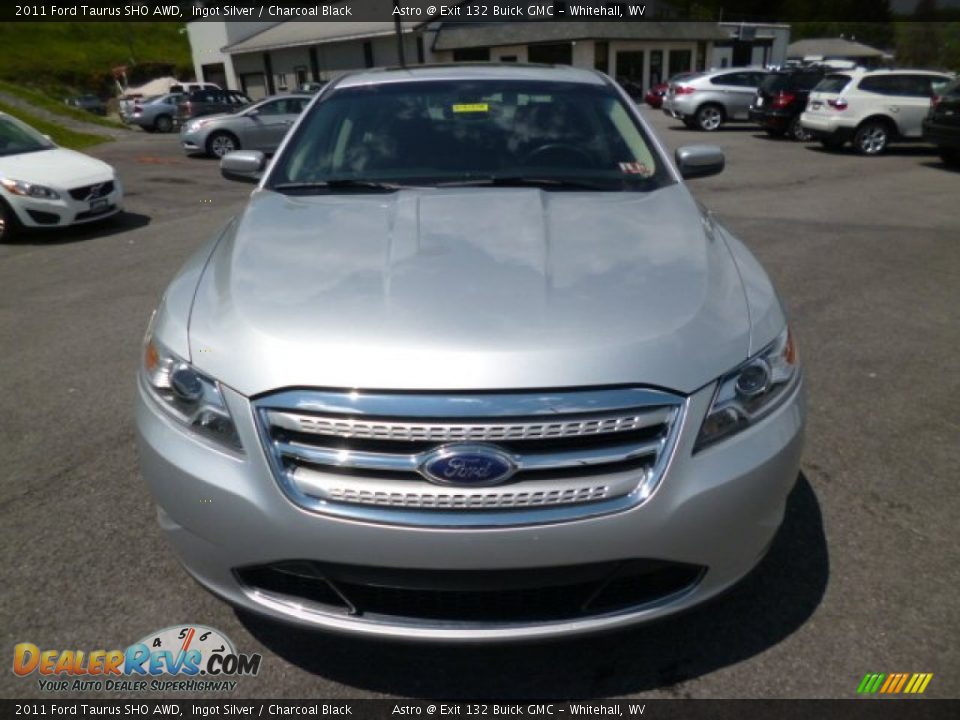 2011 Ford Taurus SHO AWD Ingot Silver / Charcoal Black Photo #2