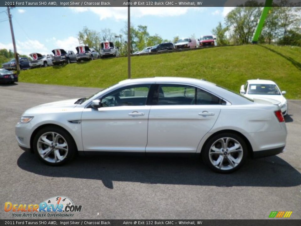 2011 Ford Taurus SHO AWD Ingot Silver / Charcoal Black Photo #4