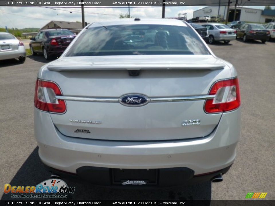 2011 Ford Taurus SHO AWD Ingot Silver / Charcoal Black Photo #6