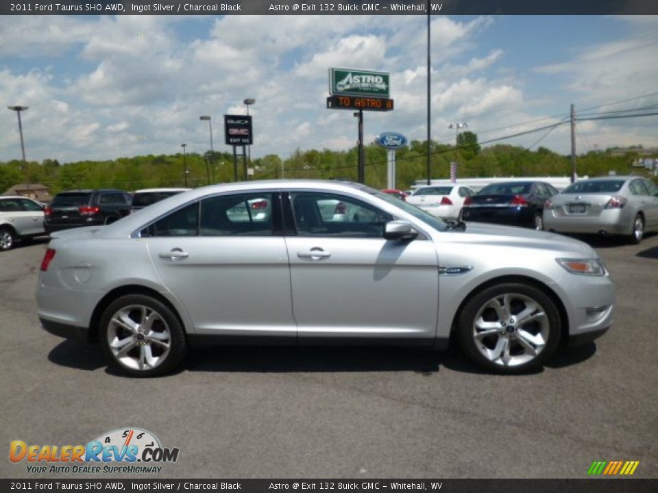 2011 Ford Taurus SHO AWD Ingot Silver / Charcoal Black Photo #8