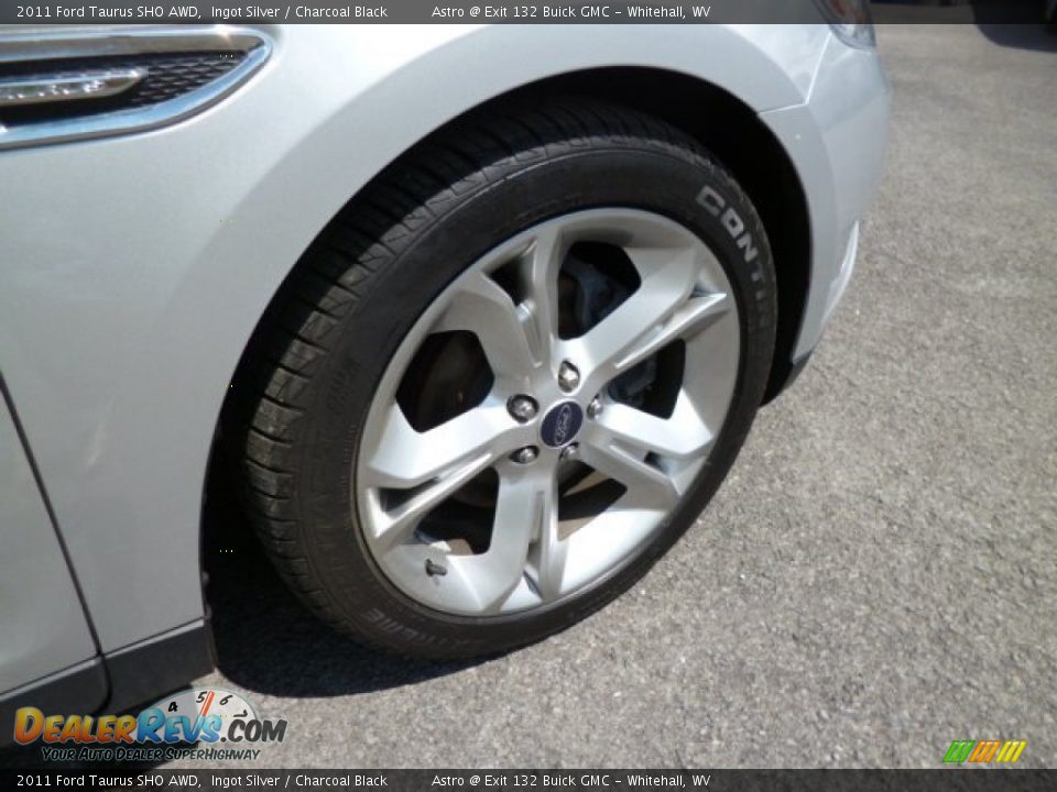 2011 Ford Taurus SHO AWD Ingot Silver / Charcoal Black Photo #9