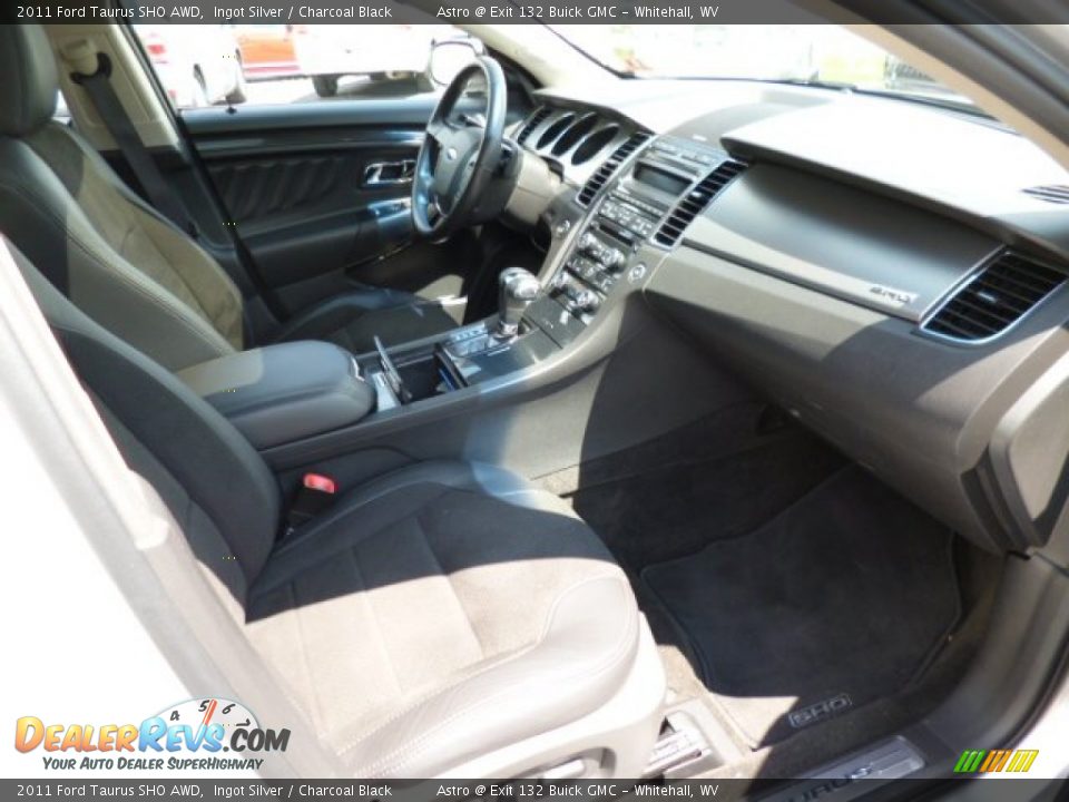 2011 Ford Taurus SHO AWD Ingot Silver / Charcoal Black Photo #10