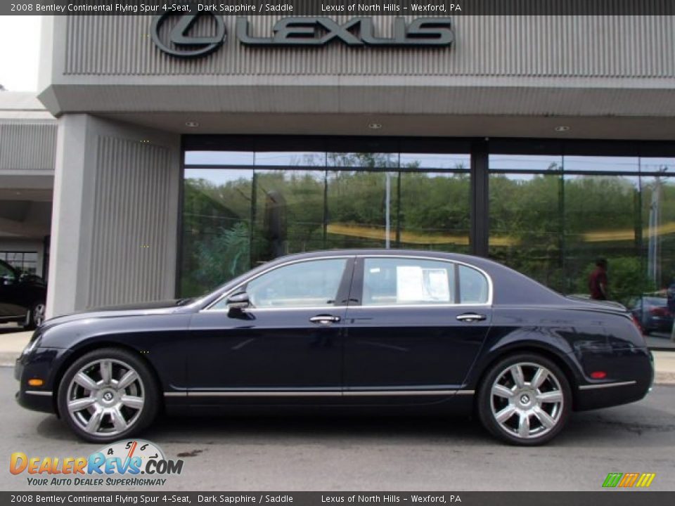 2008 Bentley Continental Flying Spur 4-Seat Dark Sapphire / Saddle Photo #2