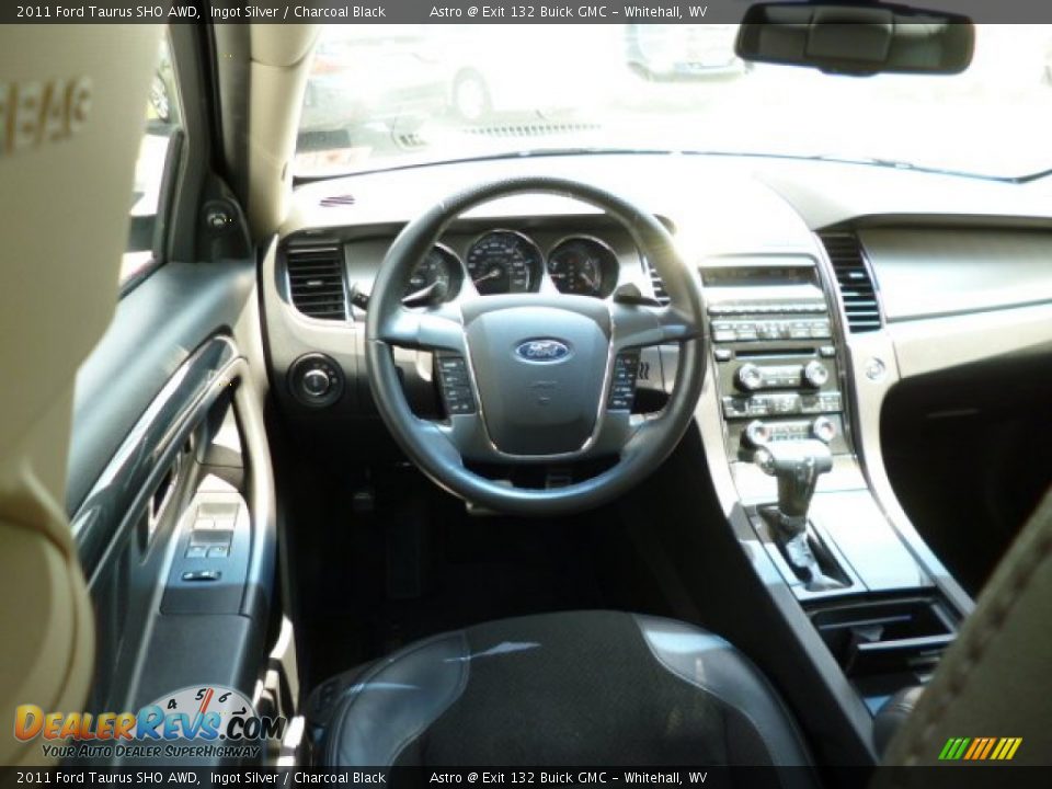 2011 Ford Taurus SHO AWD Ingot Silver / Charcoal Black Photo #14