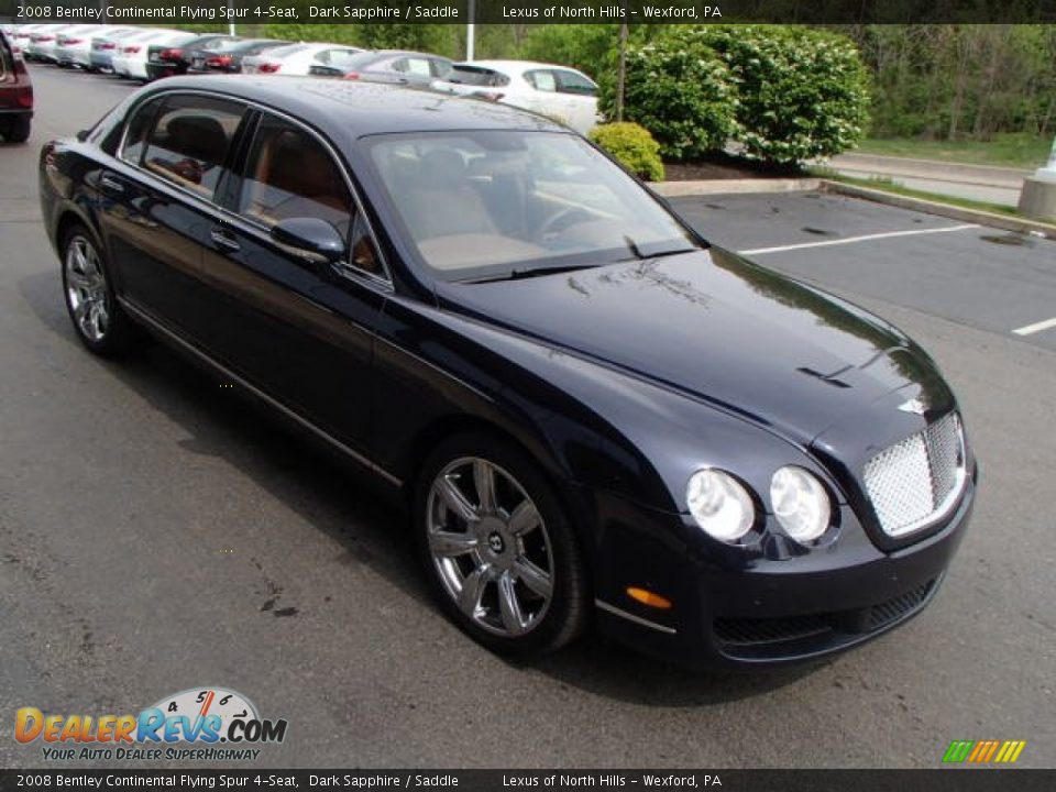 Front 3/4 View of 2008 Bentley Continental Flying Spur 4-Seat Photo #4