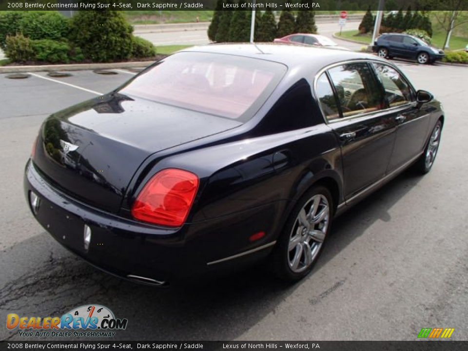 2008 Bentley Continental Flying Spur 4-Seat Dark Sapphire / Saddle Photo #5