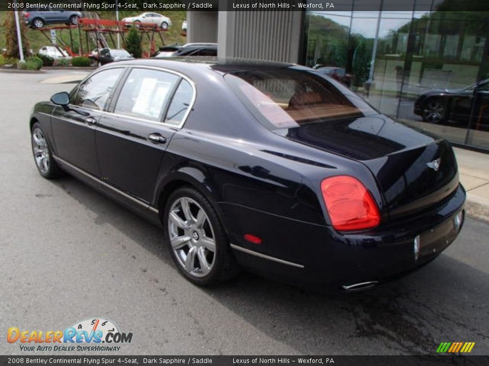 2008 Bentley Continental Flying Spur 4-Seat Dark Sapphire / Saddle Photo #7