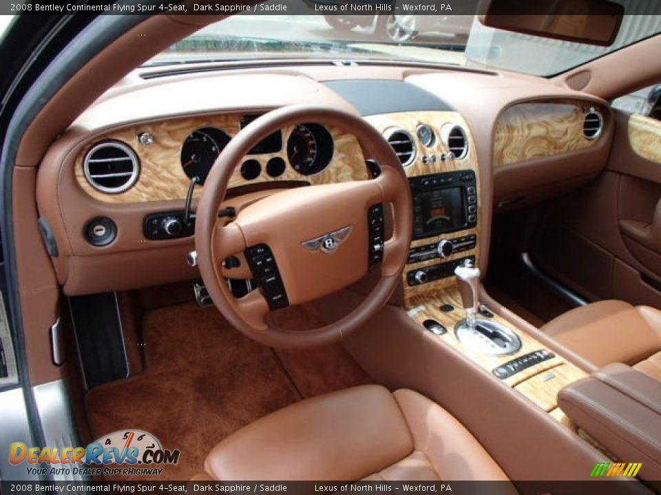 Saddle Interior - 2008 Bentley Continental Flying Spur 4-Seat Photo #9