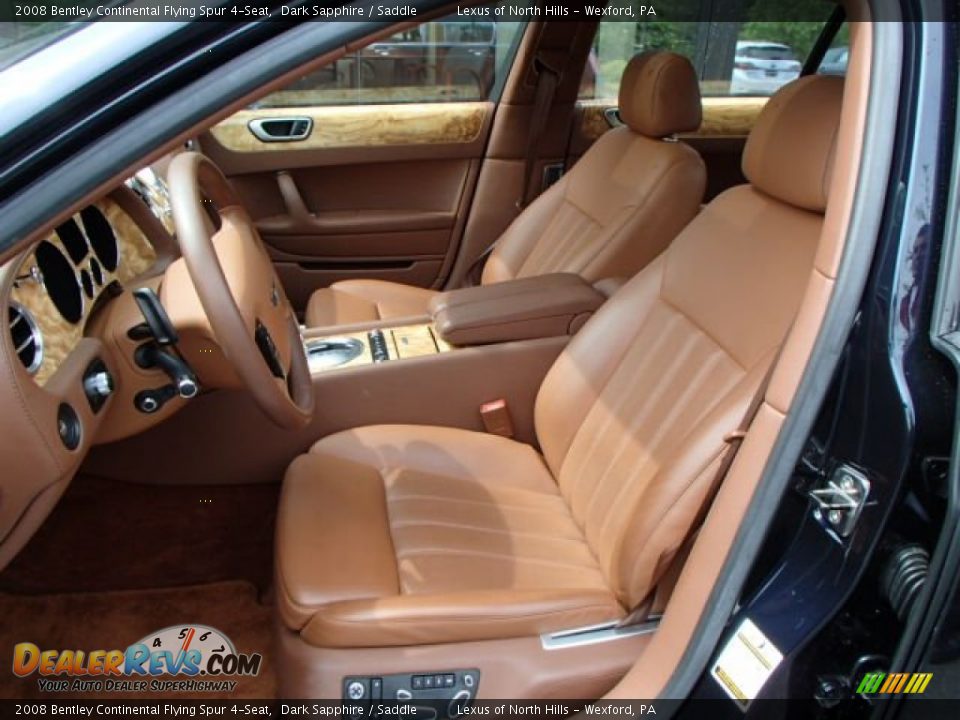 Front Seat of 2008 Bentley Continental Flying Spur 4-Seat Photo #10