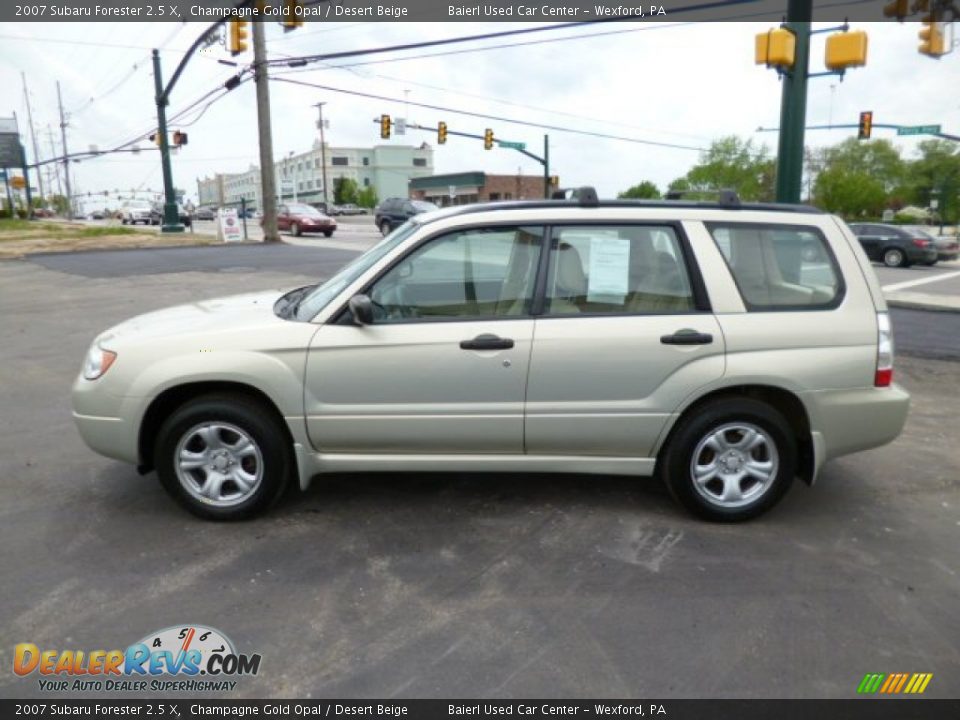 Champagne Gold Opal 2007 Subaru Forester 2.5 X Photo #4