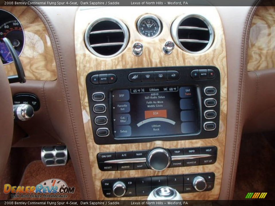 Controls of 2008 Bentley Continental Flying Spur 4-Seat Photo #14