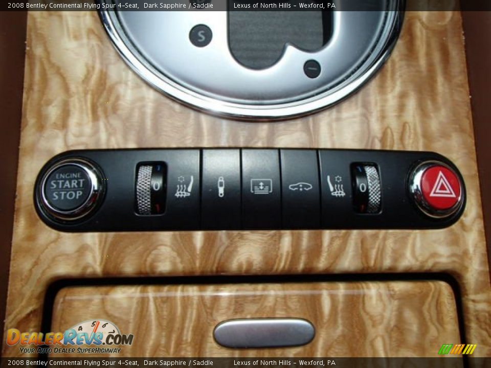 Controls of 2008 Bentley Continental Flying Spur 4-Seat Photo #17