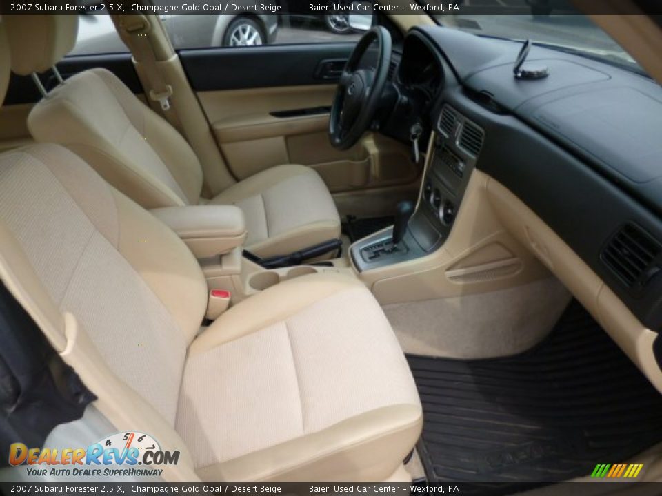 Desert Beige Interior - 2007 Subaru Forester 2.5 X Photo #10
