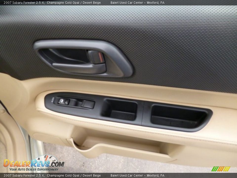 2007 Subaru Forester 2.5 X Champagne Gold Opal / Desert Beige Photo #11