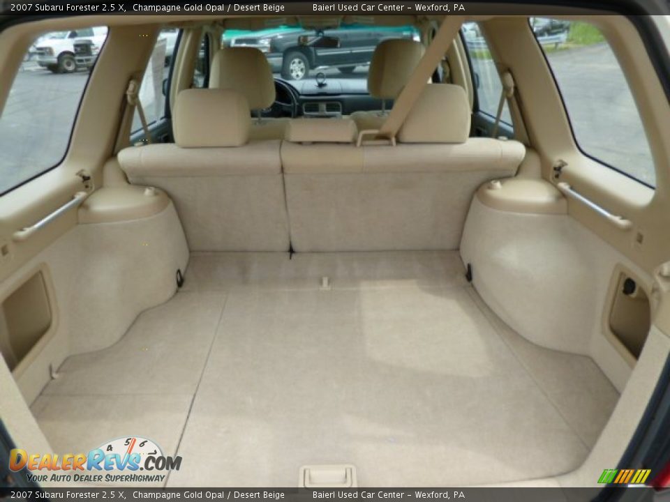 2007 Subaru Forester 2.5 X Champagne Gold Opal / Desert Beige Photo #13