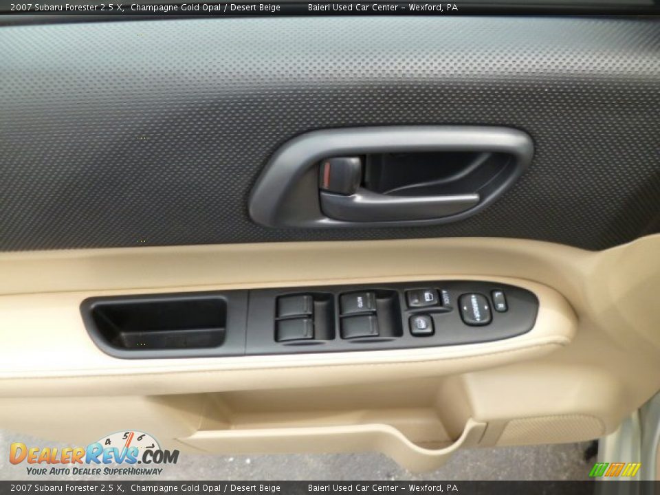 2007 Subaru Forester 2.5 X Champagne Gold Opal / Desert Beige Photo #18