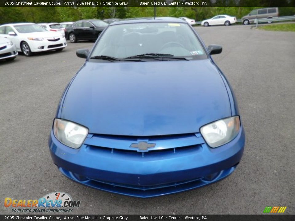 2005 Chevrolet Cavalier Coupe Arrival Blue Metallic / Graphite Gray Photo #2