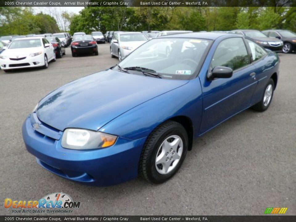 2005 Chevrolet Cavalier Coupe Arrival Blue Metallic / Graphite Gray Photo #3