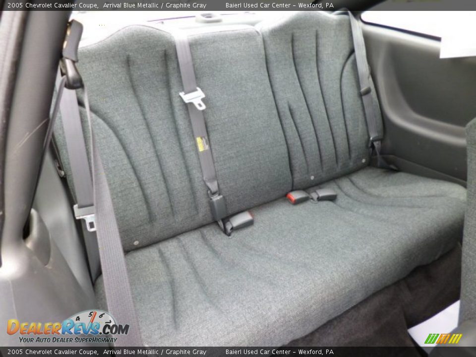 2005 Chevrolet Cavalier Coupe Arrival Blue Metallic / Graphite Gray Photo #12