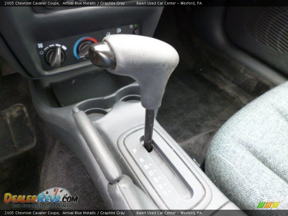 2005 Chevrolet Cavalier Coupe Arrival Blue Metallic / Graphite Gray Photo #18