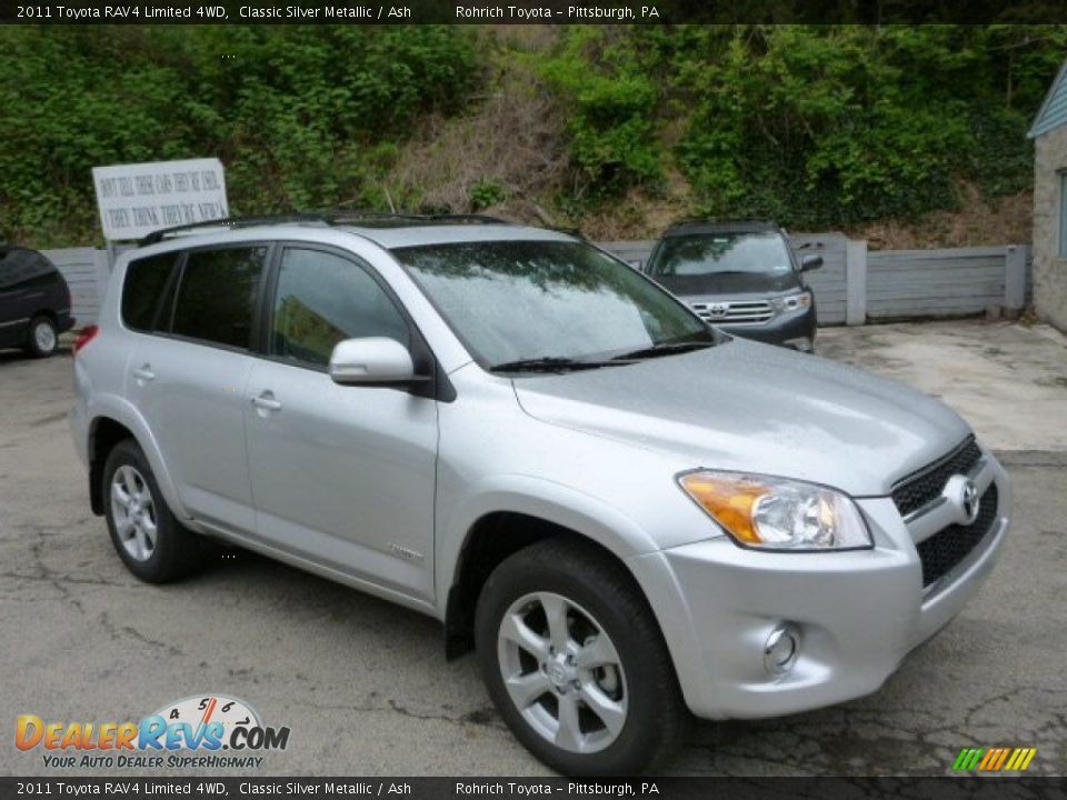 2011 Toyota RAV4 Limited 4WD Classic Silver Metallic / Ash Photo #1