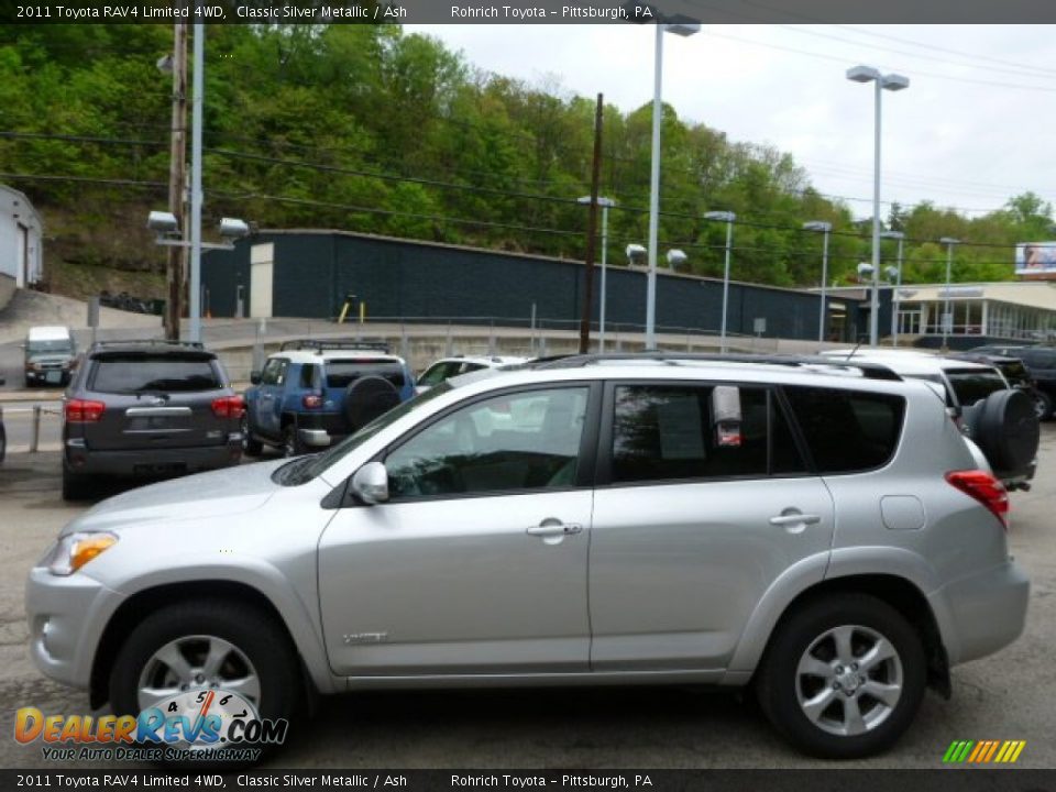 2011 Toyota RAV4 Limited 4WD Classic Silver Metallic / Ash Photo #2