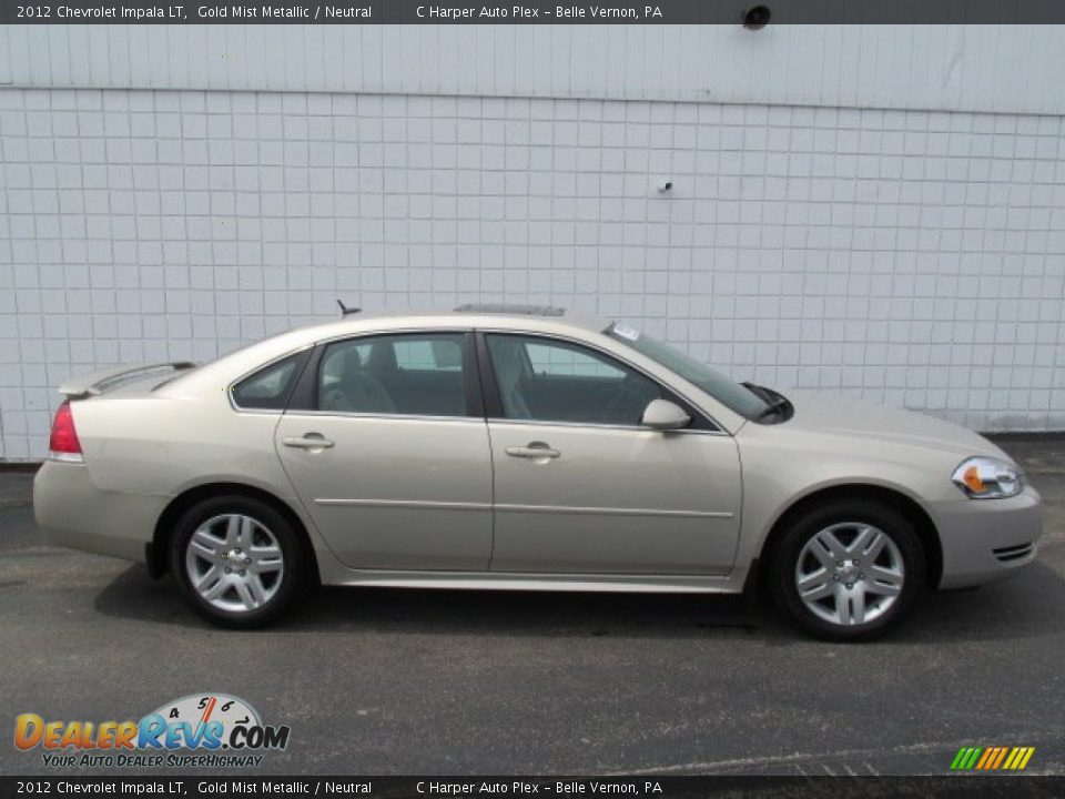 2012 Chevrolet Impala LT Gold Mist Metallic / Neutral Photo #2