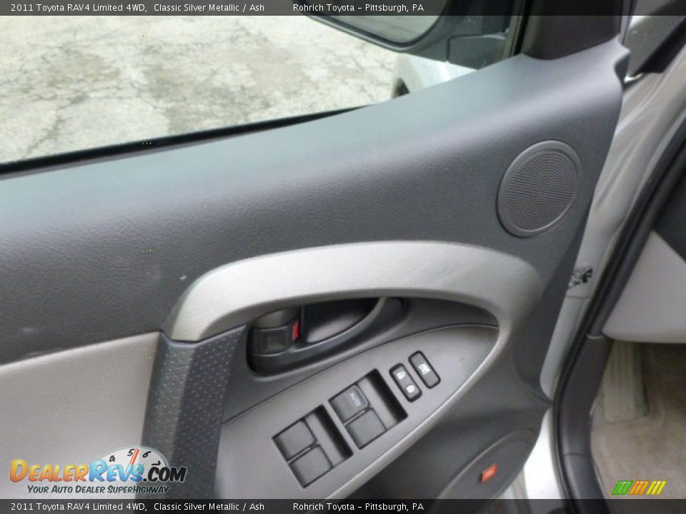 2011 Toyota RAV4 Limited 4WD Classic Silver Metallic / Ash Photo #16