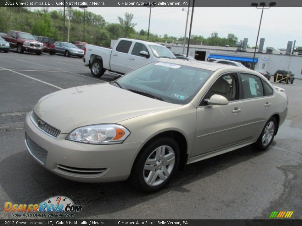 2012 Chevrolet Impala LT Gold Mist Metallic / Neutral Photo #6