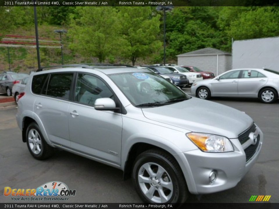 2011 Toyota RAV4 Limited 4WD Classic Silver Metallic / Ash Photo #1