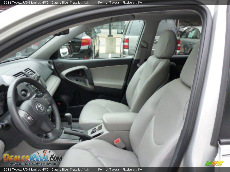 2011 Toyota RAV4 Limited 4WD Classic Silver Metallic / Ash Photo #4