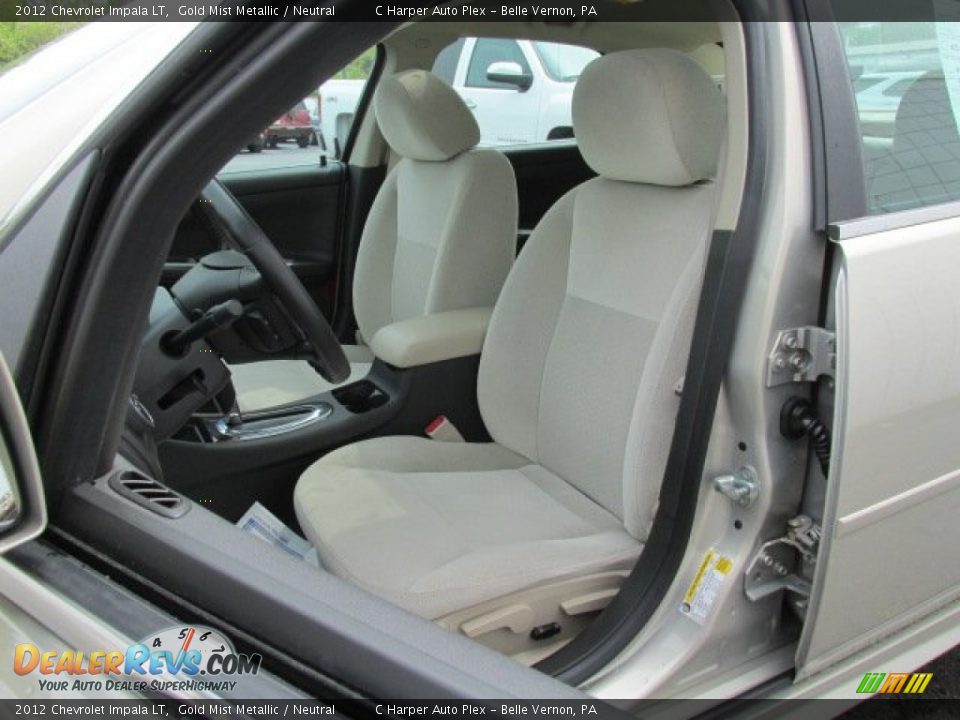 2012 Chevrolet Impala LT Gold Mist Metallic / Neutral Photo #14