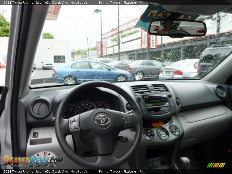 2011 Toyota RAV4 Limited 4WD Classic Silver Metallic / Ash Photo #6