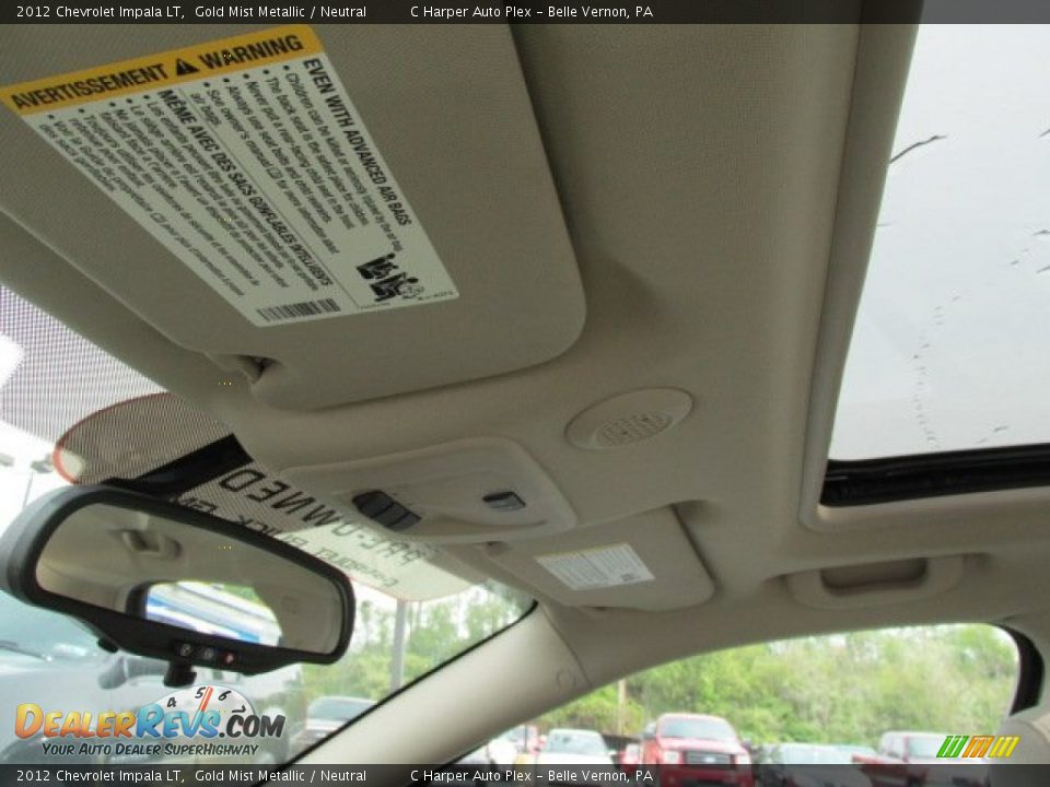 2012 Chevrolet Impala LT Gold Mist Metallic / Neutral Photo #16