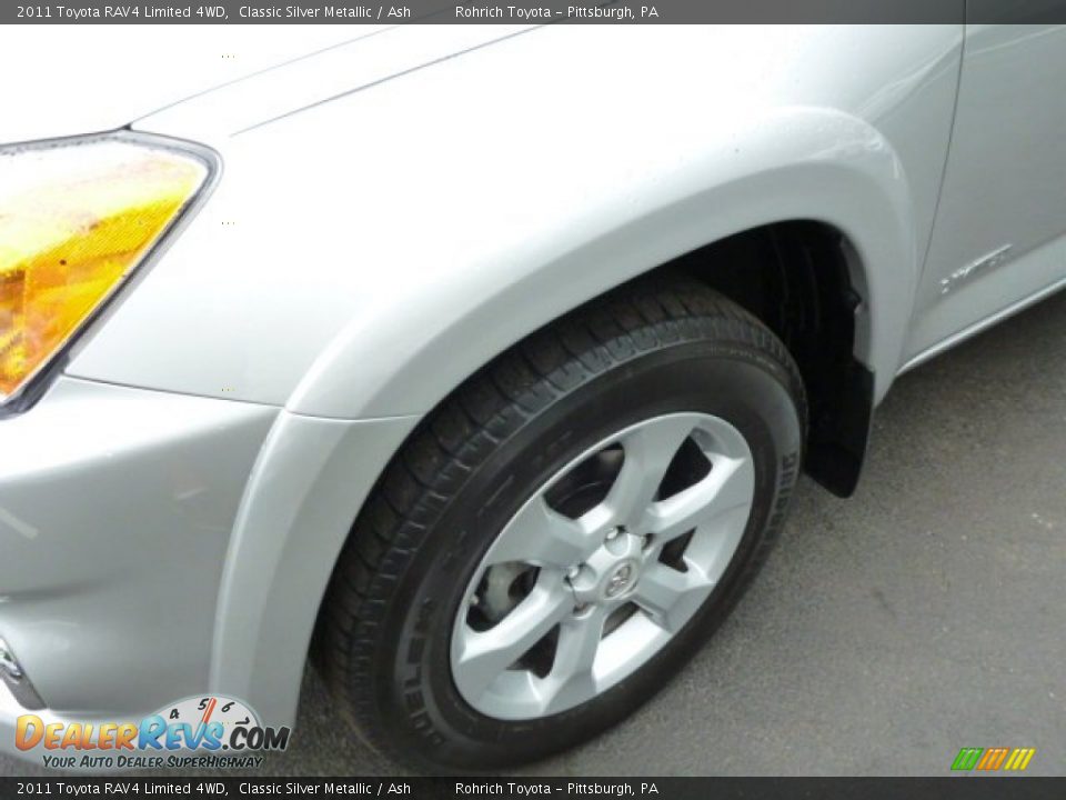 2011 Toyota RAV4 Limited 4WD Classic Silver Metallic / Ash Photo #8