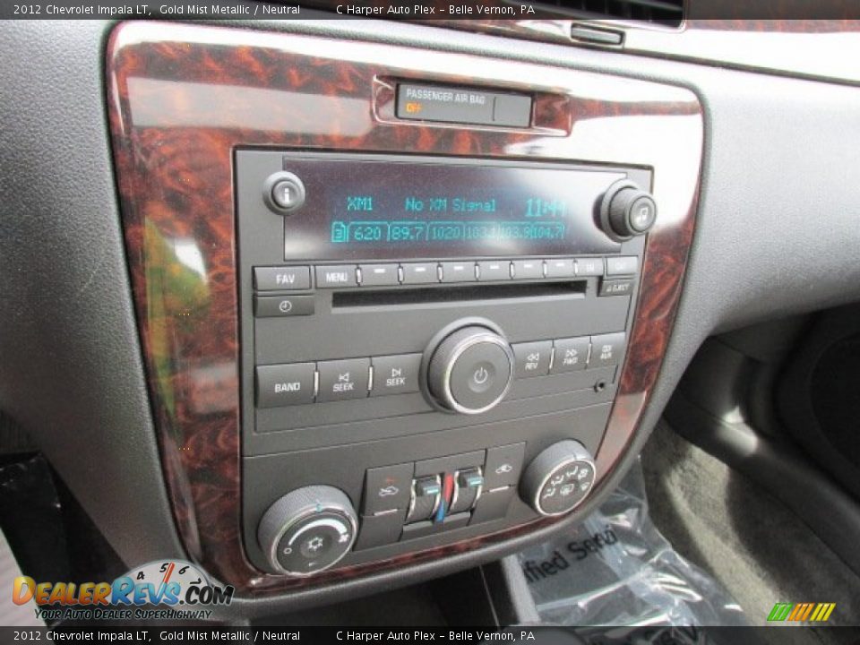 2012 Chevrolet Impala LT Gold Mist Metallic / Neutral Photo #17