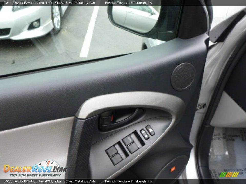 2011 Toyota RAV4 Limited 4WD Classic Silver Metallic / Ash Photo #16