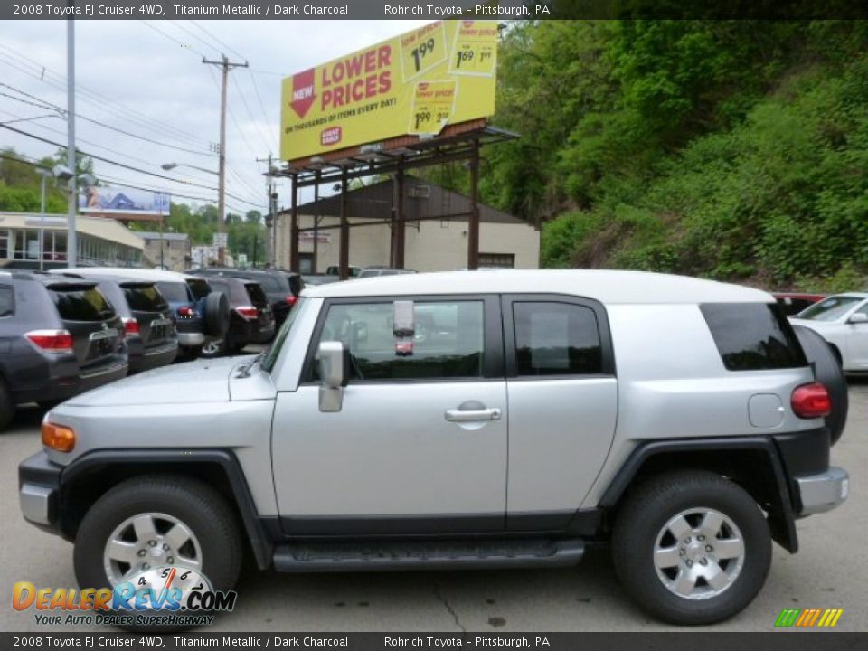 2008 Toyota FJ Cruiser 4WD Titanium Metallic / Dark Charcoal Photo #2