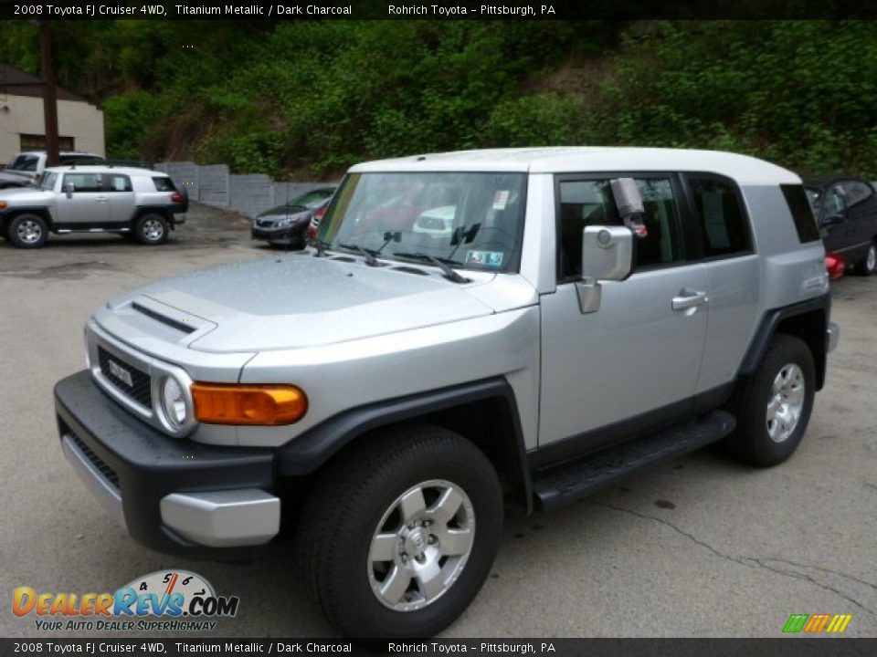 2008 Toyota FJ Cruiser 4WD Titanium Metallic / Dark Charcoal Photo #3
